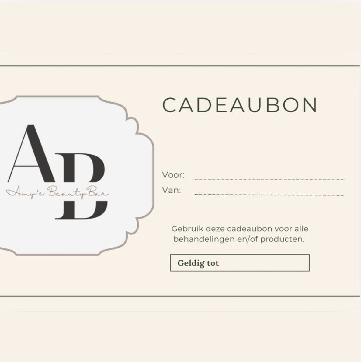 Cadeaubon twv €25