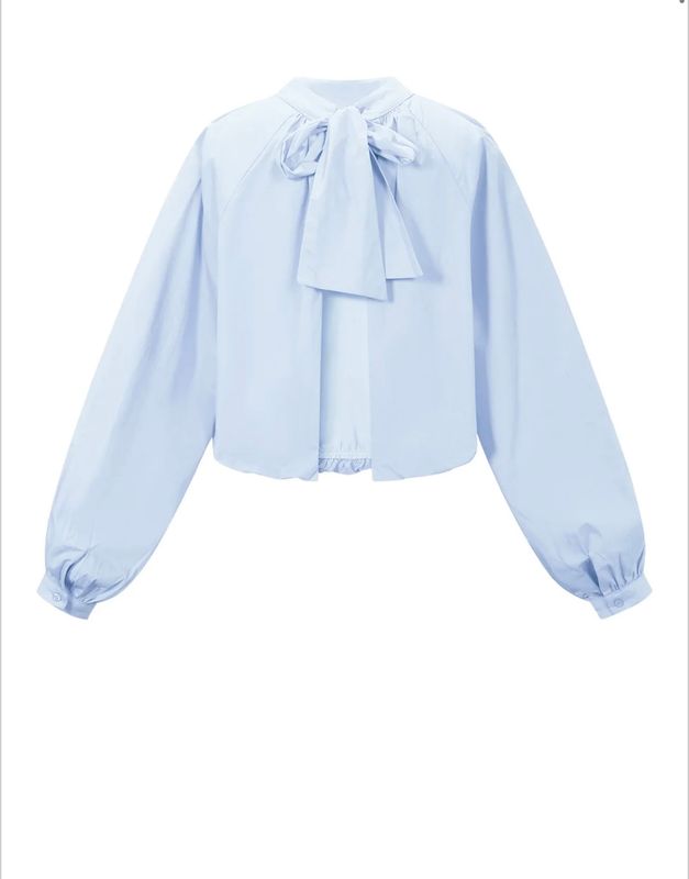 Bow blouse S