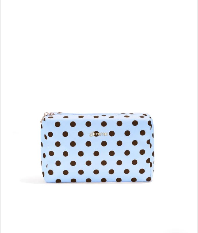 Toilettas polka blue