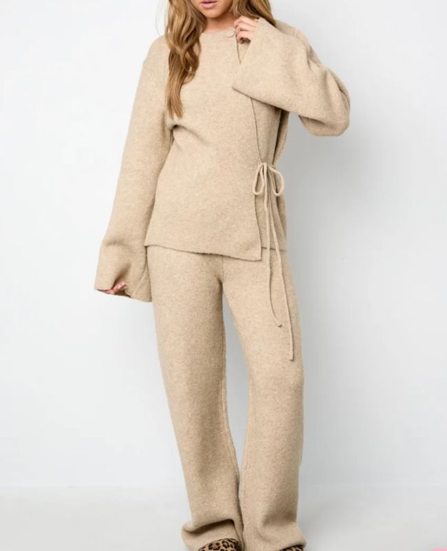 Beige set (trui) L/XL