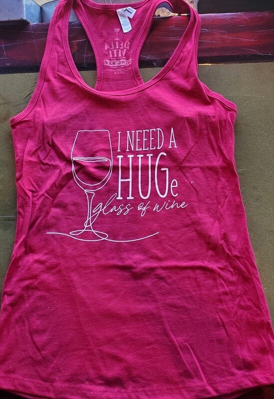 I Need a HUGe glass of Wine racerback tank