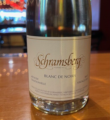 Schramsberg Blanc de Noir Sparkling Wine - Calistoga, CA