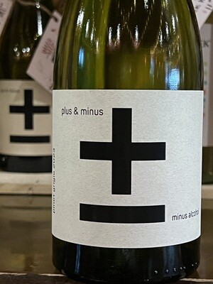 Plus & Minus Zero Alcohol Pinot Grigio, Australia