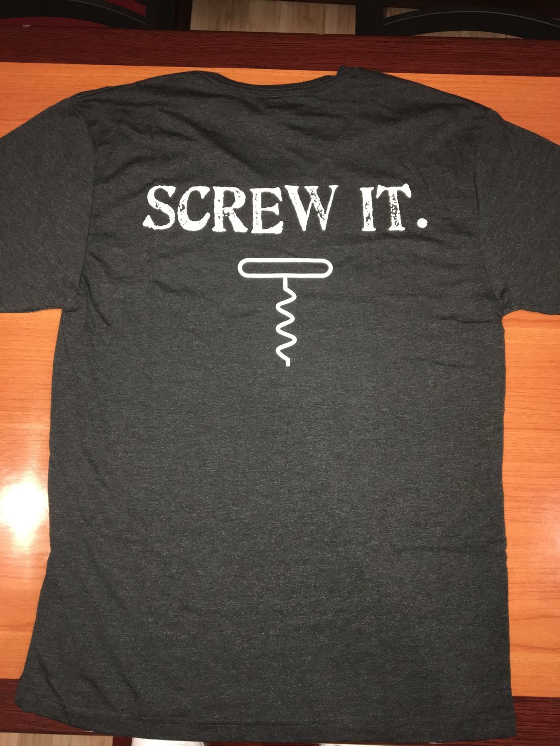 Black "Screw It" Men's V T-shirt