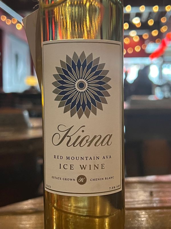 Kiona Ice Wine of Chenin Blanc - WA State, USA