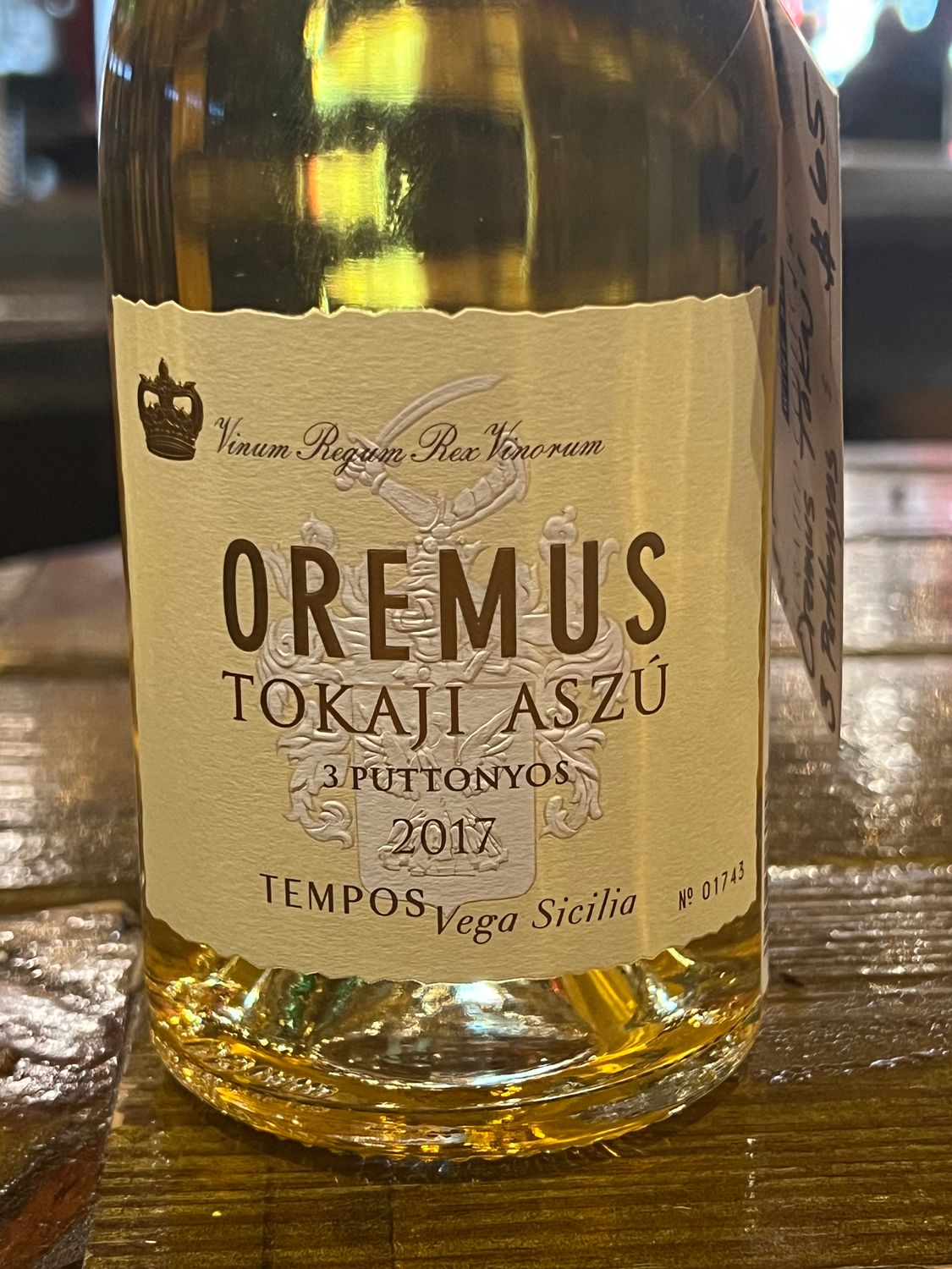 Oremus Tokaji Aszu, 3 Puttonyos - Hungary