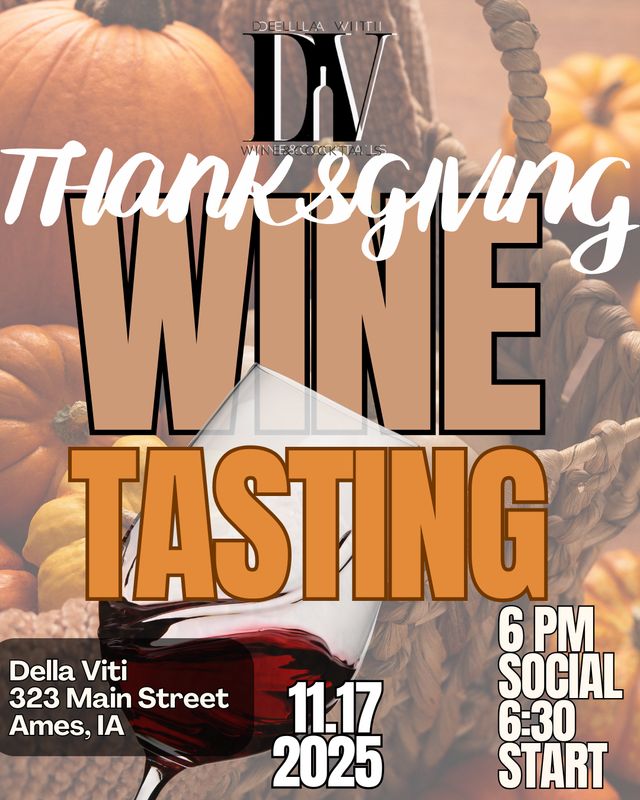 Monday Cellar Club Event -November 17th - Thanksgiving Wines