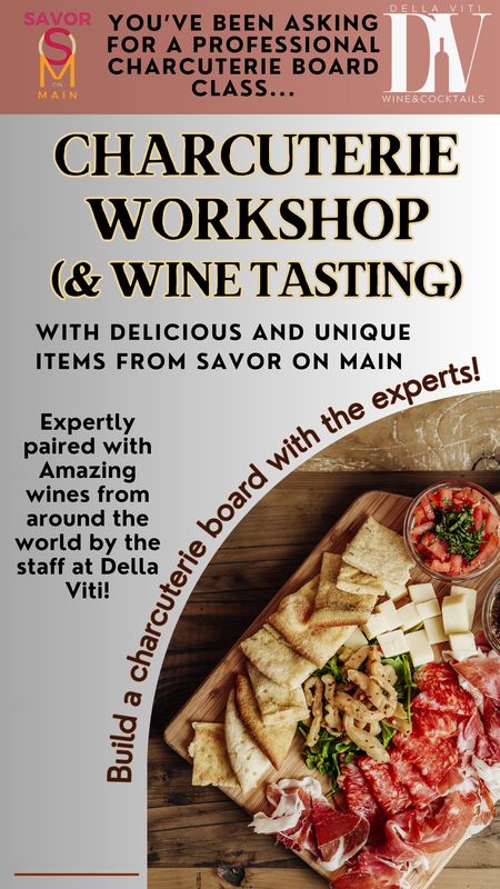 Monday Cellar Club : Charcuterie Board Building AND wine tasting!!! 3/30/26