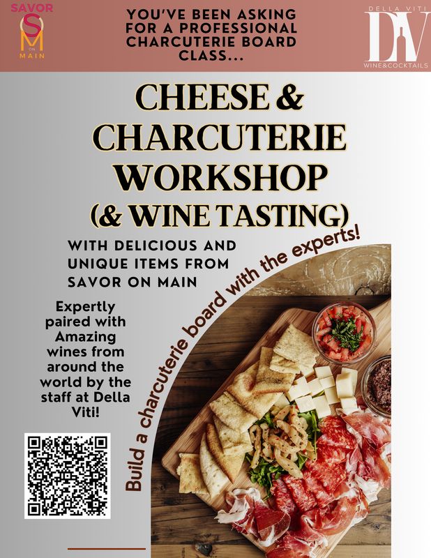 Monday Cellar Club : Cheese &amp; Charcuterie Board Building AND wine tasting!!! 7/20/26