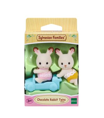 Bliźniaki królików z czekoladowymi uszkami Sylvanian Families
