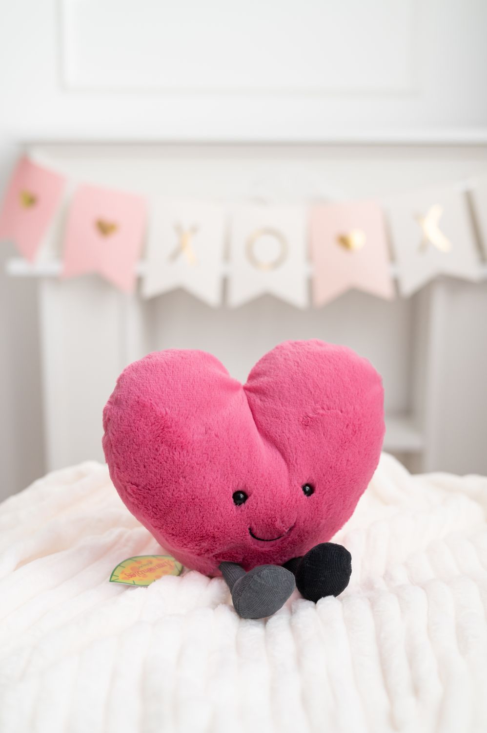 Jellycat Serce Różowe 17 cm