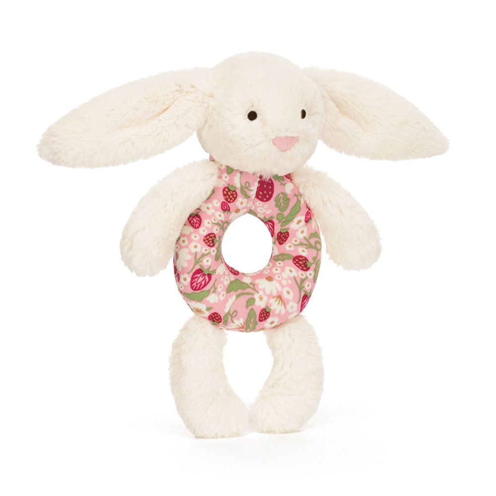 Jellycat Króliczek „Berry” Grzechotka 18 cm