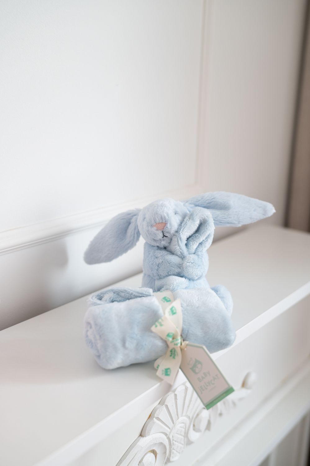 JC Króliczek Szmatka Przytulanka Jasno Niebieska 34cm