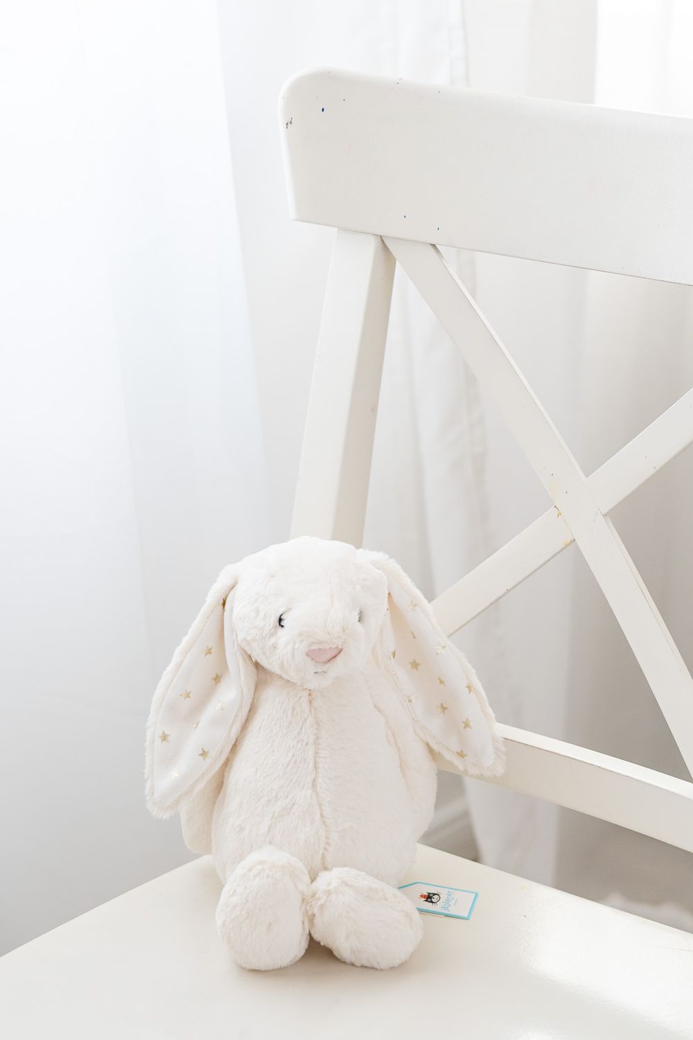 Jellycat Króliczek Gwiazdkowe Uszy Kremowy 31 cm