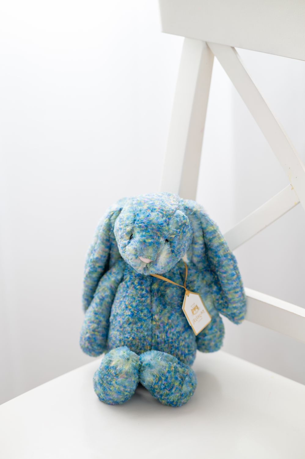 Jellycat Króliczek LUX Lazurowy 31cm