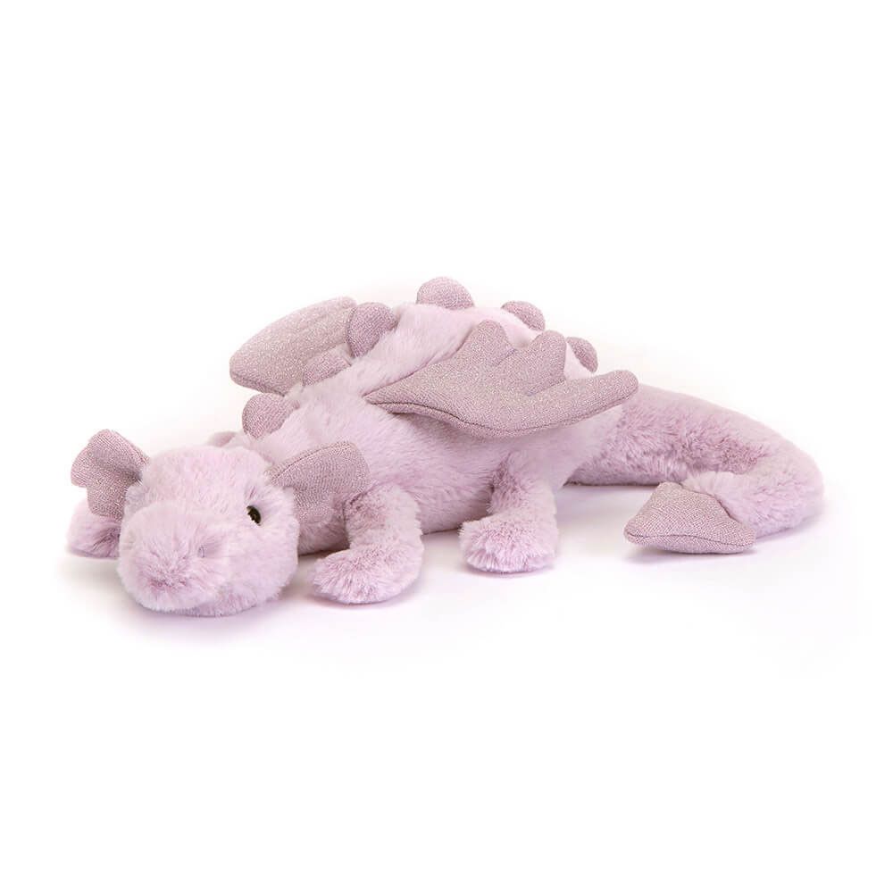 Jellycat Smok Lawendowy 26cm