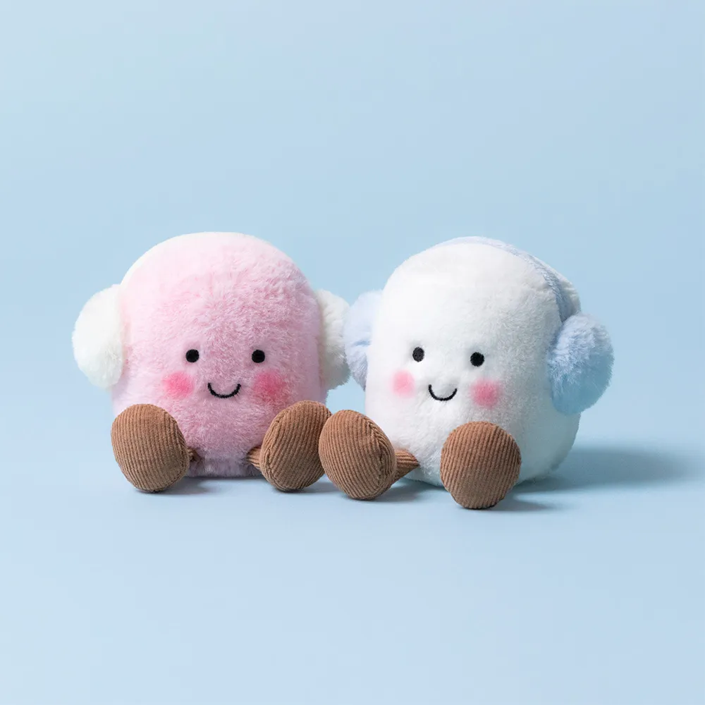 Jellycat Pianki Marshmallow 9 cm (zestaw 2 szt.)