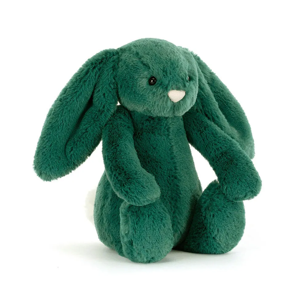 Jellycat Króliczek Bashful Teal 18 cm - zielony