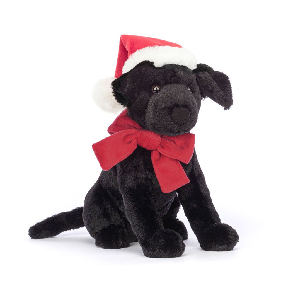 Jellycat Labrador w Czapce Świętego Mikołaja 22 cm