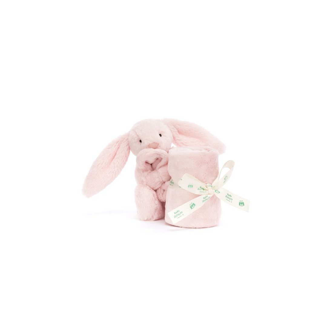 Króliczek kocyk Przytulanka Jasno Różowa 34 cm