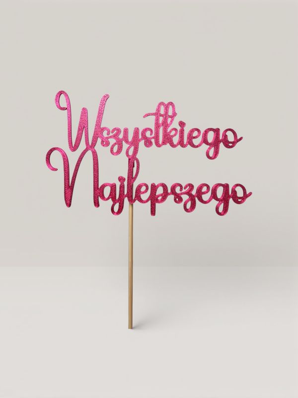 ​Topper Wszystkiego Najlepszego