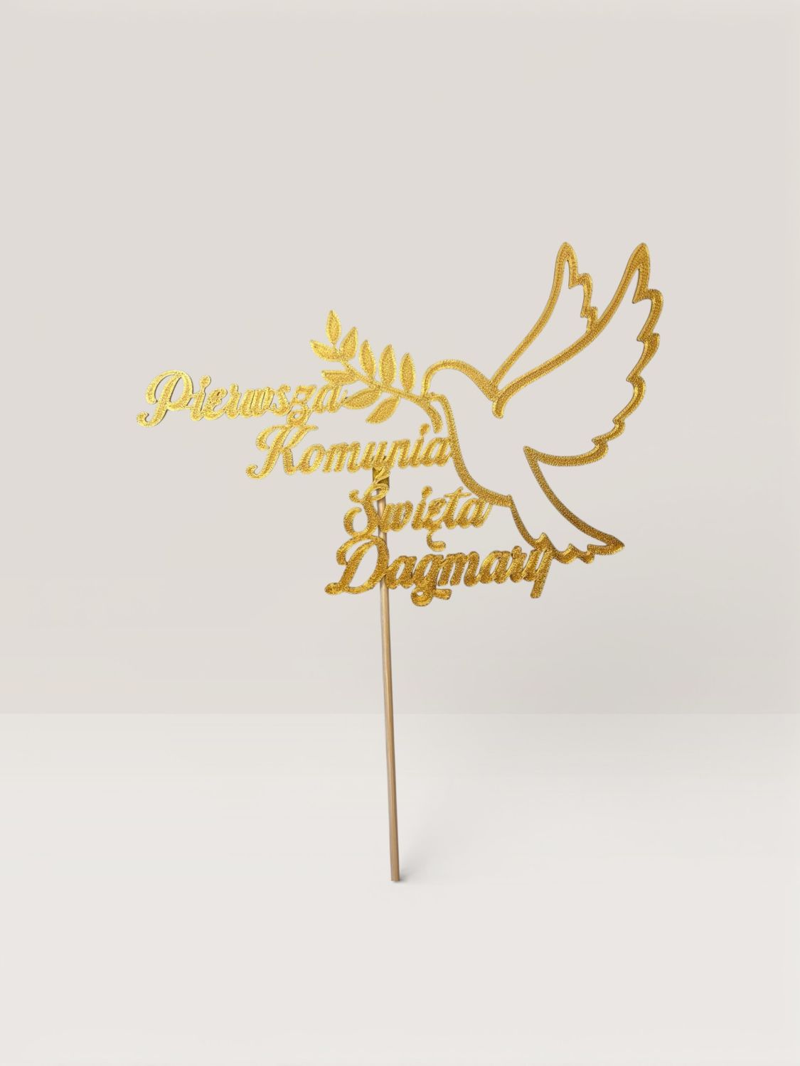 Topper Komunijny Pierwsza Komunia Święta z imieniem
