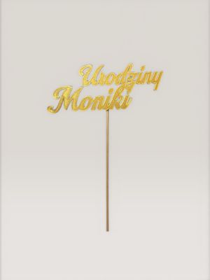 Topper Urodziny + Imię Personalizowany