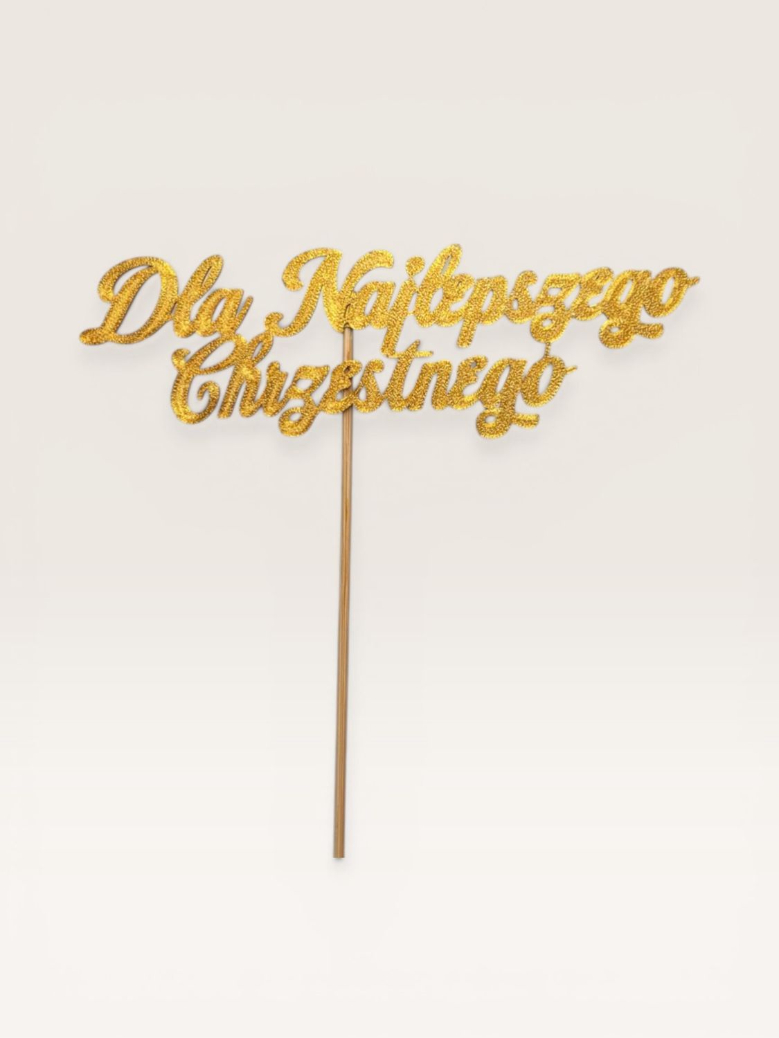 Topper Dla Najlepszego Chrzestnego / Chrzestnej