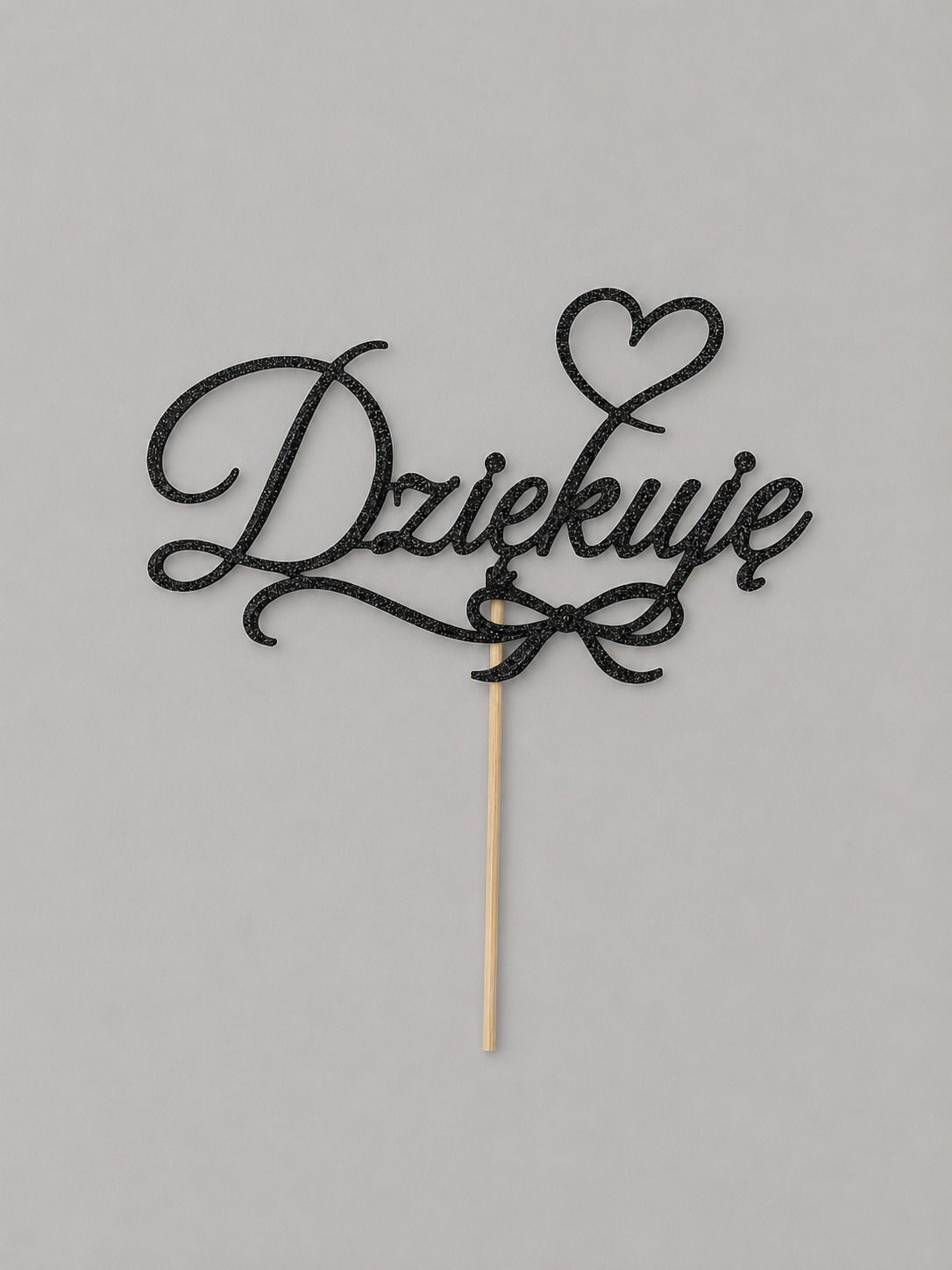 Topper „Dziękuję” - napis