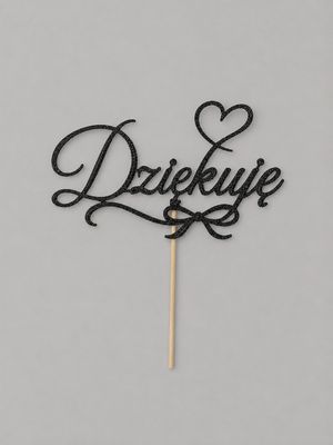 Topper „Dziękuję” - napis