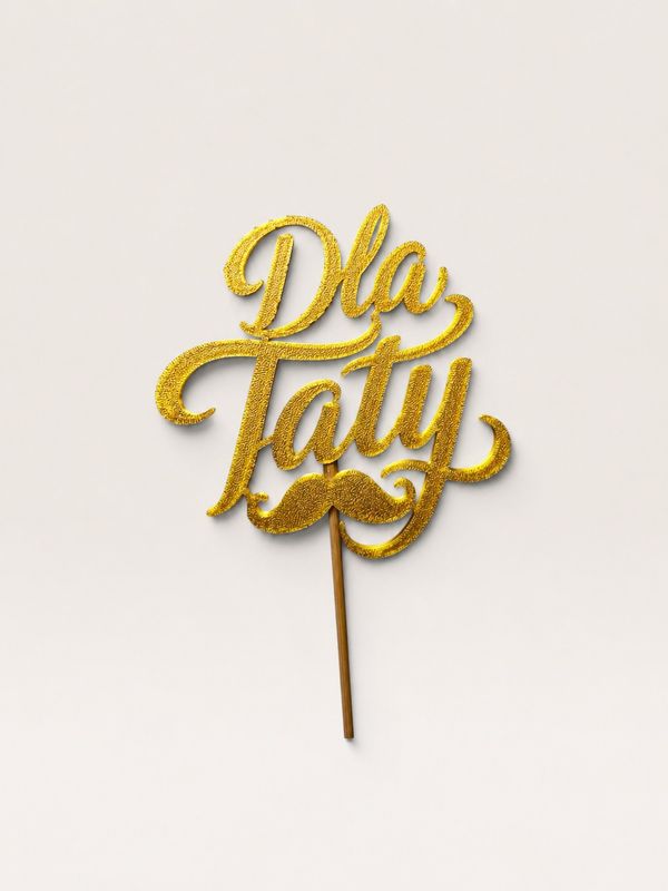 Topper Dla Taty - napis