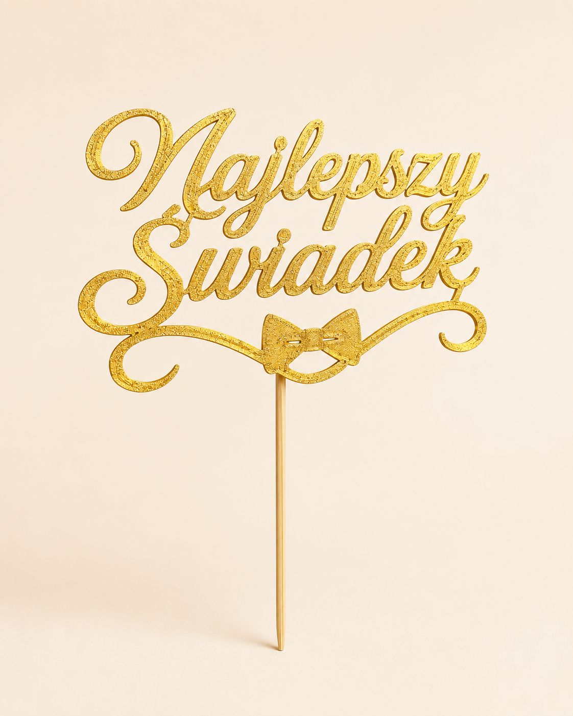 Topper Najlepszy Świadek - napis