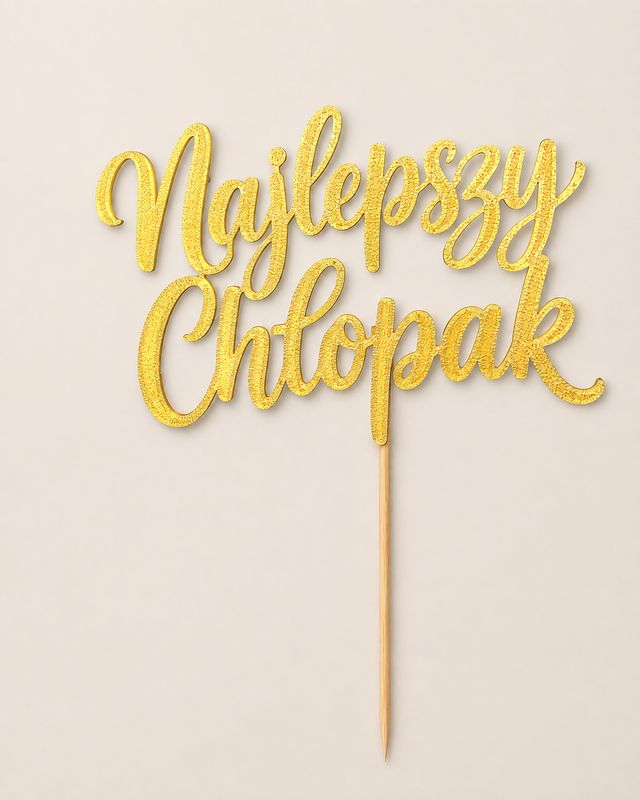 Najlepszy Chłopak - napis