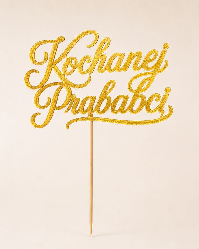 Topper Kochanej Prababci - napis
