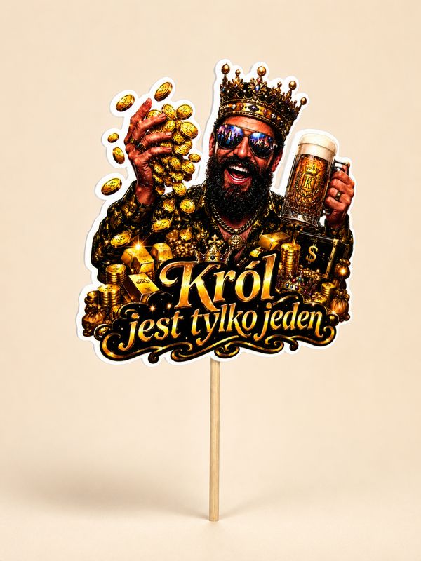 Topper „Król jest tylko jeden”