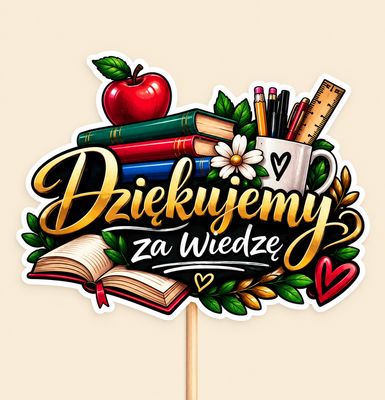 Topper Dziękujemy za wiedzę