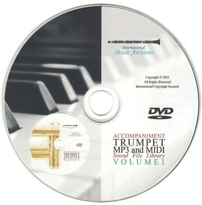 Trumpet Sound Files, Vol. 1 Disk or Flash Drive