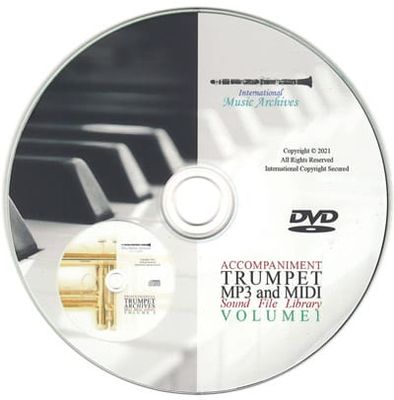 Trumpet Sound Files, Vol. 1 Disk or Flash Drive