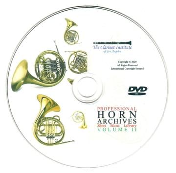 French Horn Archive, Volume 2 Disk or Flash Drive