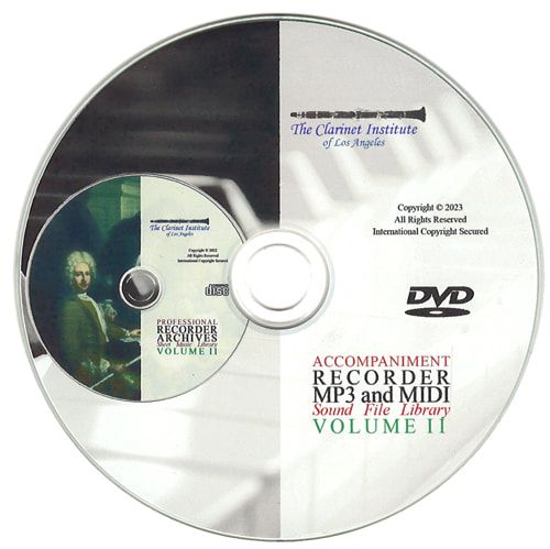 Recorder Sound Files, Vol. 2 Disk or Flash Drive