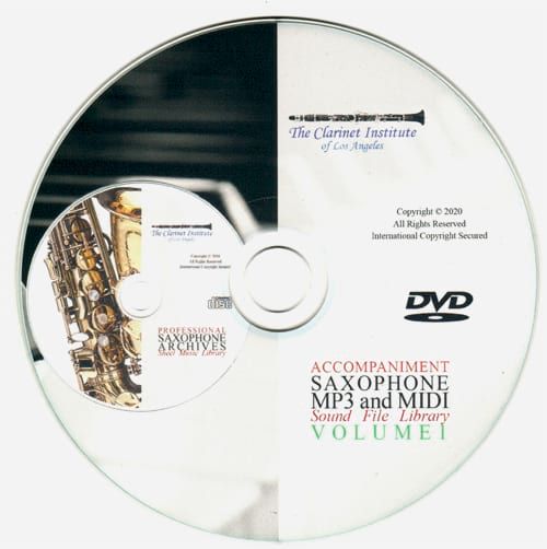 Saxophone Sound Files, Vol. 1