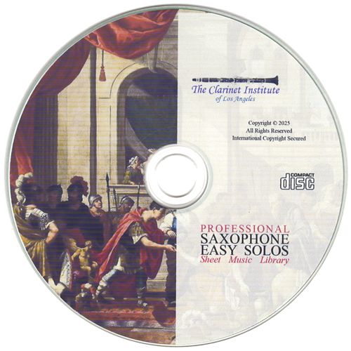 Easy Saxophone Solos - Disk or Flash Drive