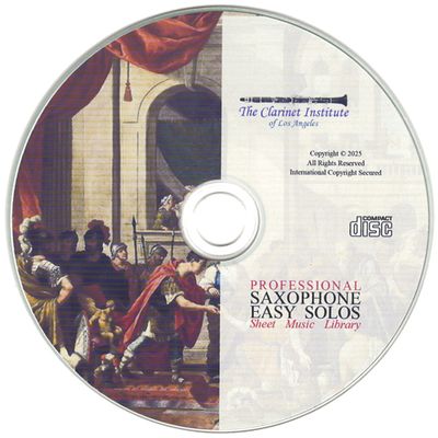 Easy Saxophone Solos - Disk or Flash Drive