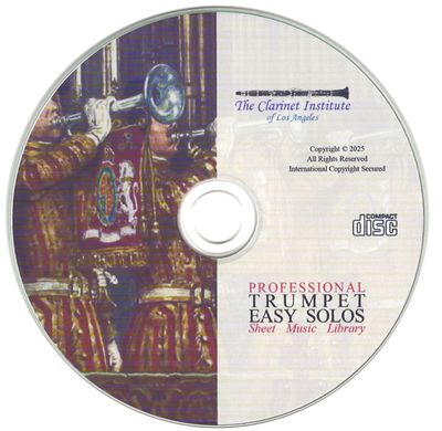Easy Trumpet Solos - Disk or Flash Drive