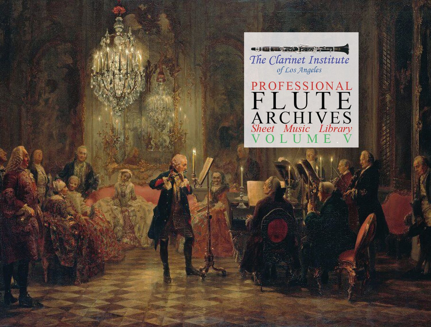 Flute Sheet Music Archive, Volume 5 Disk or Flash Drive