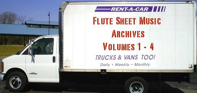 Flute Archive, Volumes 1 - 4 Disk or Flash Drive