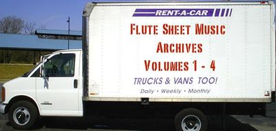 Flute Archive, Volumes 1 - 4 Disk or Flash Drive