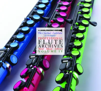 Flute Sheet Music Archive, Volume 4 Disk or Flash Drive