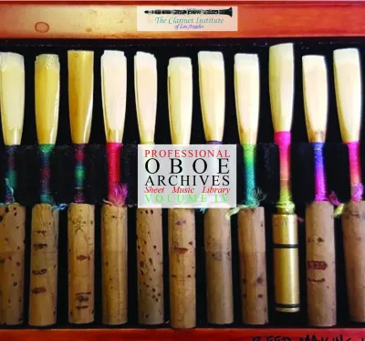 Oboe Sheet Music Archive  -  ​Volume 4 Disk or Flash Drive