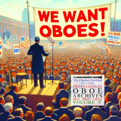 Oboe Sheet Music Archive  -  ​Volume 5 Disk or Flash Drive